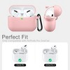 BONGEEK AirPods Pro Case Cover,Soft Silicone Protective Cases Cover Skin for Apple AirPod Pro 2 Charging Case Keychain Front LED Visible,Pink - 2 of 4