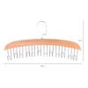 REGALWOVEN 2 Pcs Bra and Belt Hangers, Wood Space Save Durable Clothes Hangers 8 Hooks - 2 of 4
