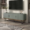 miBasics Eliot Modern 3 Door TV Stand for TVs up to 65" - 3 of 4