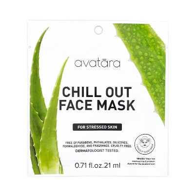 Unscented Avatara Chill Out Face Mask For Stressed Skin - 0.71 fl oz