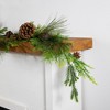 Northlight Real Touch™️ Jingle Bells and Pinecones Artificial Christmas Garland - 5' x 10" - Unlit - 3 of 4