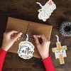 Big Dot of Happiness Religious Easter - Christian Holiday Decorations - Tree Ornaments - Set of 12 - 3 of 4