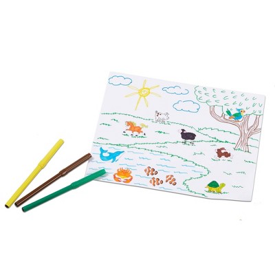 Melissa & Doug Deluxe Wooden Stamp Set - Animals