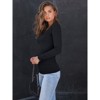 Womens Shirts Square Neck Long Sleeve Tops Ribbed Knit Basic Teen Girls Crop Top Fall Outfits Casual Clothes 2025 - 3 of 4