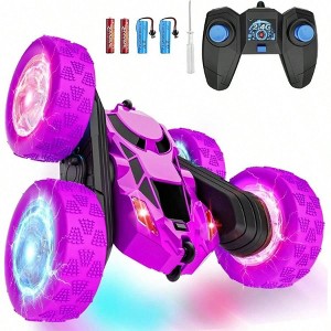 Remote Control Car, Stunt RC with Wheel Lights, Double - Drive, 360 Rotation,Christmas, Birthday Idea - 1 of 4