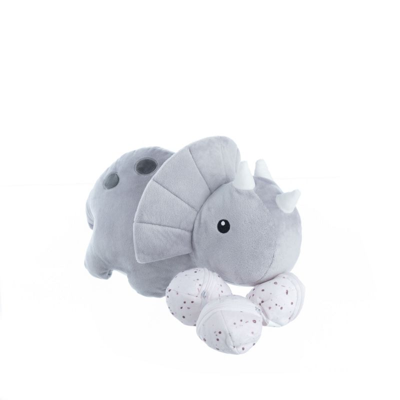 PixieCrush Mommy Dinosaur with 3 Baby Dinos in her Tummy Stuffed Animals - Age 3-8, 3 of 6