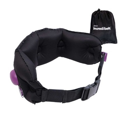 Cabeau Incredi-Belt Inflatable Lumbar Support Belt for Back Pain, One Size, Black