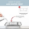 Alpha Living Large Full Size Refill Kit Disposable Chafing Buffet with Utensils, Fuel Cans - Premium Chafing Dish Set for Events, Parties, Catering - 4 of 4