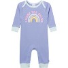 Onesies Brand Baby Girls' 3-Pack Lap Shoulder Footless Pajamas - 4 of 4