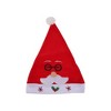 Unique Bargains Christmas Hat Polyester Red 11.02"x14.96" 1 Pcs - 4 of 4
