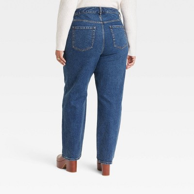 Женские джинсы Ava & Viv с высокой посадкой и прямыми штанинами среднего веса