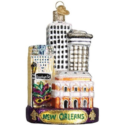 Old World Christmas Blown Glass Ornament for Christmas Tree, New Orleans