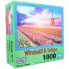 JPW Industries Inc. Windmill and Tulips 1000 Piece Jigsaw Puzzle - 3 of 4