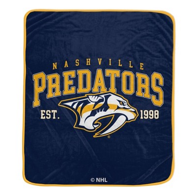 NHL Nashville Predators Vintage Arch Block Ultra Soft Blanket