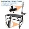 Goat Milking Stand with Feeder, Goat Stand for Trimming Hooves, with Adjustable Head Piece and Legs, 600 Lbs for Small Sheep and Goat - 4 of 4