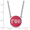 Black Bow Jewelry Sterling Silver Gamma Phi Beta Greek Life Necklace 18 Inch - image 2 of 4