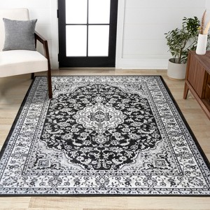 JONATHAN Y Palmette Modern Floral Area Rug - 1 of 4