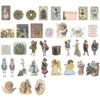 Wrapables Waterproof Christmas Vinyl Stickers, 86pcs, Vintage Xmas - 3 of 4