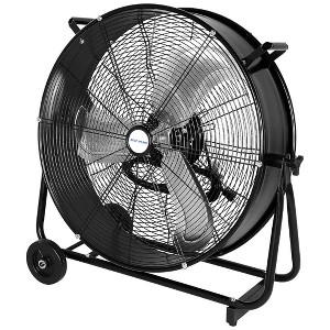 BILT HARD 24" 8100 CFM High Velocity Industrial Drum Fan, 3-Speed Heavy Duty Metal Shop Fan, UL Listed - 1 of 4
