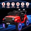 Jojoka 12V Ride On Truck Car Battery Powered Toy with Remote Control, 4-Wheel Suspension, Battery Display, LED Lights, Music - 2 of 4