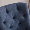 NicBex Office Chair Modern Tufted Button Chenille Fabric Armless Computer Chair Vanity Chair with Adjustable Height for Office, Study, Bedroom - 2 of 4