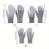 Paaaawaters 12pairs Work Gloves for Men Women Non-slip, Black Polyurethane Coating, Garden Yard Gloves, Industrial Protective Work Gloves - 3 of 4