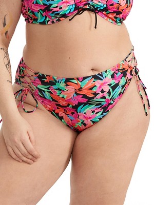 Elomi + Plus Size Pebble Cove Adjustable Bikini Bottom