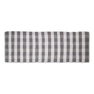 Design Imports Buffalo Check Chindi - Gray & White - 2 Ft 3 In X 6 Ft - 1 of 4