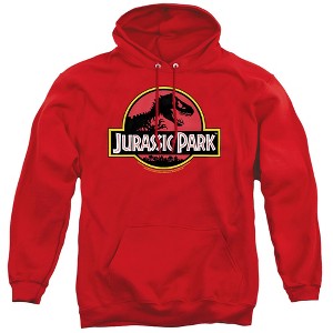 Jurassic Park Classic Logo Adult Pull-Over Hoodie - 1 of 4
