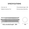 AMMER 4-Inch Dryer Vent Hose 26FT, Flexible Aluminum Air Duct with 2 Clamps, Heavy-Duty 4-Layer Protection for HVAC Ventilation & Exhaust - 3 of 4