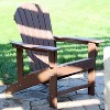 Sunnydaze Upright, Outdoor Adirondack Chair - All-Weather Design - 300-Pound Capacity - 38.25" H - 4 of 4