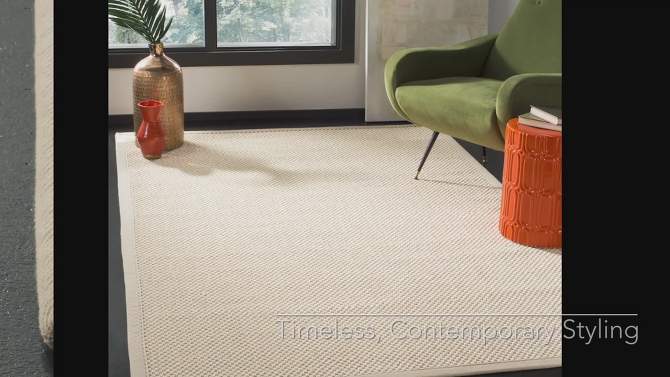 Natural Fiber NF150 Power Loomed Area Rug  - Safavieh, 2 of 5, play video