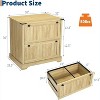 Farmhouse 2-Drawer File Cabinet, 30" Rustic Filing Cabinet with Hanging Folders, Storage Printer Stand for Home Office - 2 of 4