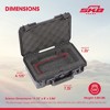 SKB iSeries Media Equipment Case for Design ATEM Mini Switcher, Secure Hard Exterior Foam Audio Visual Storage Box System, 3i-10063ATM, Black - 3 of 4