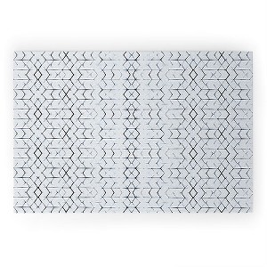 Becky Bailey Shibori Diamonds Looped Vinyl Welcome Mat - Society6 - 1 of 4