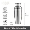 Oggi 26oz Classic Cocktail Shaker Stainless Steel: Hand Wash, 11" Height, 5" Width, 5" Depth, 0.94 lbs, Silver - 2 of 4