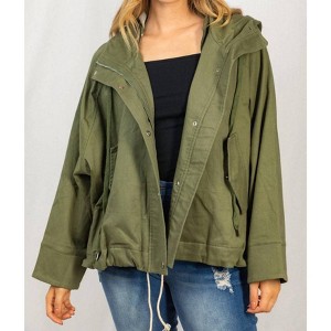 Women's Cropped Anorak Jacket - White Birch - 1 of 2