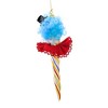 De Carlini Italian Ornaments 8.5 Inch Starry-Cicle Clown Face Christmas Tree Ornament , Circus Italian Christmas Ornament (1PC) - 3 of 4