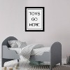 Olivia's Easel 13" x 19" Toys Go Here Symbols and Objects Framed Wall Art Black : Modern Decor, Entertainment Theme - 4 of 4