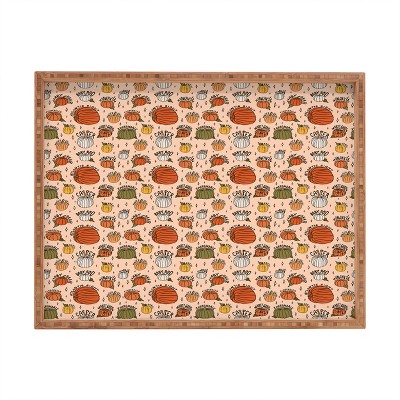 April Lane Art Les Fraises Fruit Market France Rectangular Tray - Deny Designs