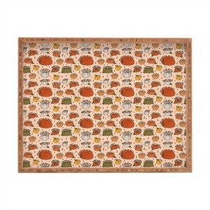 Doodle By Meg Types of Pumpkins Print Rectangular Tray - Deny Designs - 1 of 2