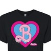 Women's - Barbie - Heart Crest Cropped Graphic T-Shirt - 2 of 4