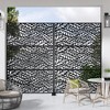 SpassWay 72"H 47"W Outdoor Metal Garden Trellis Privacy Screen Lattice Panel Indoor Room Divider - 2 of 4
