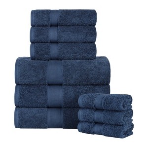 Organic Cotton Medium Weight Solid Towel Set by Blue Nile Mills - 1 of 4