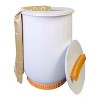 Di'Aroma Heated Towel Warmer Bucket with Wood Handle, Spa Towel Warmer Fits Up to 2 Oversized 40"x70" Towels, Bathrobes, Blankets, Auto Shut-Off, 20L - 4 of 4