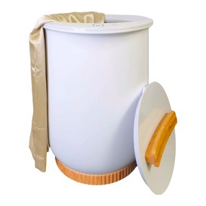 Di'Aroma Heated Towel Warmer Bucket with Wood Handle, Spa Towel Warmer Fits Up to 2 Oversized 40"x70" Towels, Bathrobes, Blankets, Auto Shut-Off, 20L - 1 of 3