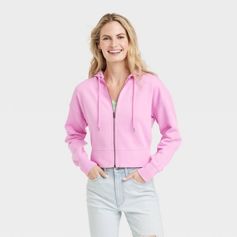 Women's Hoodie Sweatshirt - Universal Thread™ Pink 2X