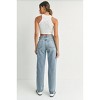 Women's Relaxed Straight Denim - JUST BLACK DENIM - 3 of 4