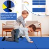 Costway Tri-Fold Folding Exercise Mat 6 ft x 2 ft Portable Gymnastics Tumbling Yoga - 4 of 4