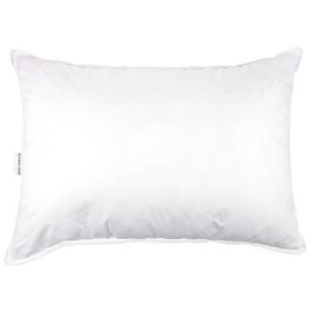Medium 700 fill Power Luxury White Duck Down RDS Certified Machine Washable White Bed Pillow | BOKSER HOME
